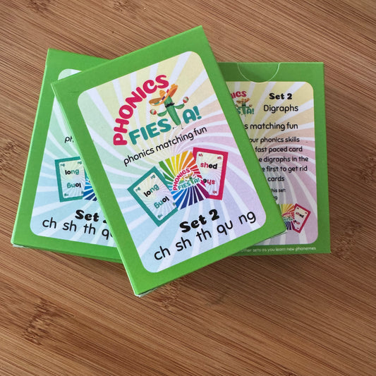 Phonics Fiesta Set 2 - ch sh th ng qu