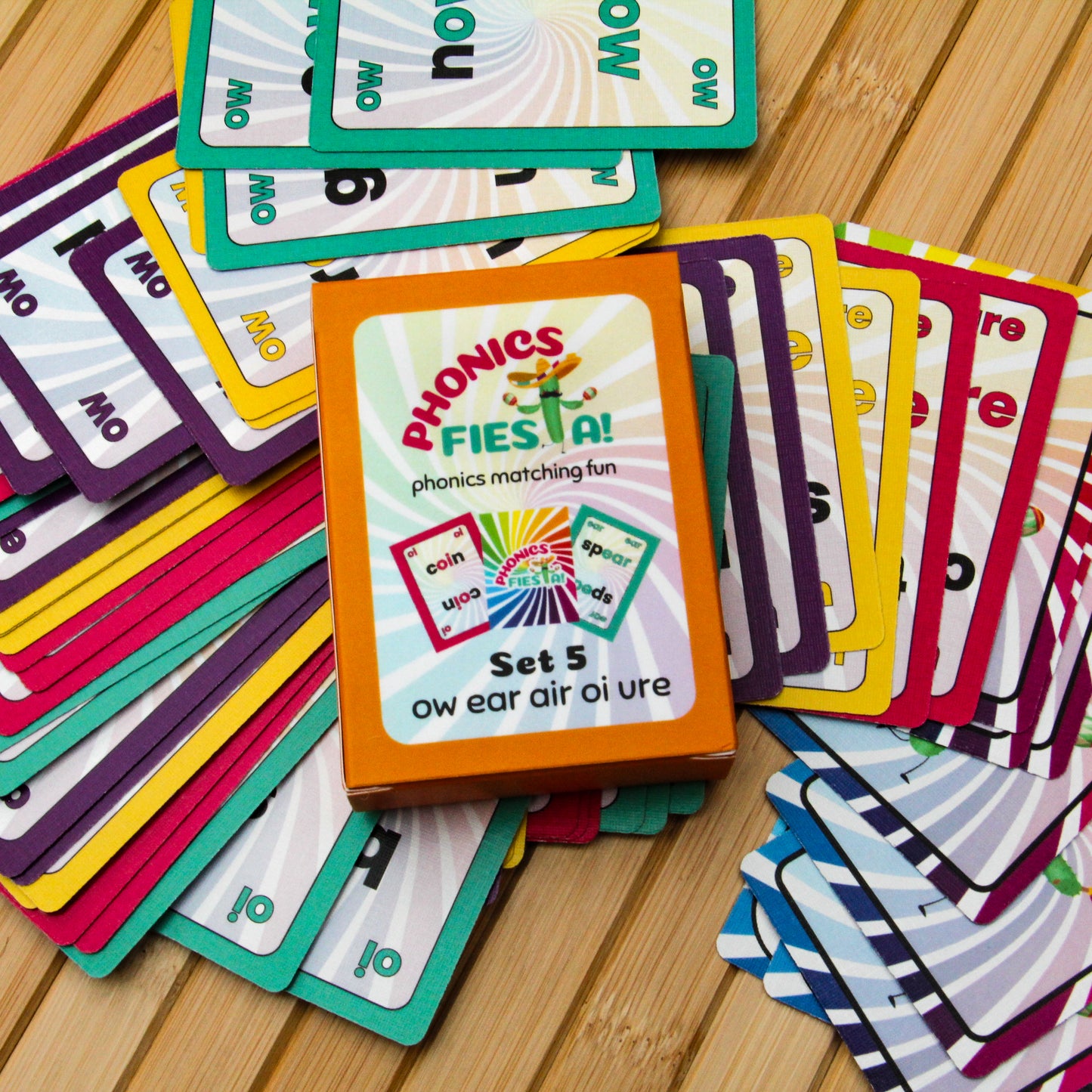 Phonics Fiesta Set 5 - ow ear air oi ure