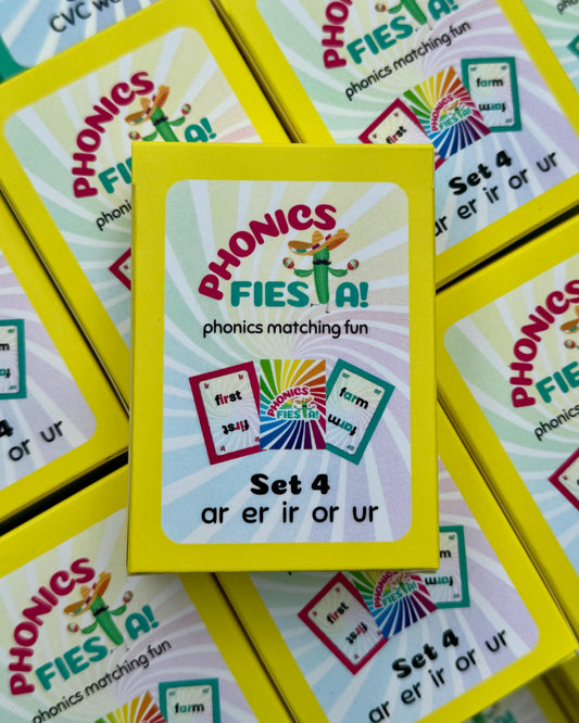 Phonics Fiesta Set 4 - ar, er, ir, or, ur